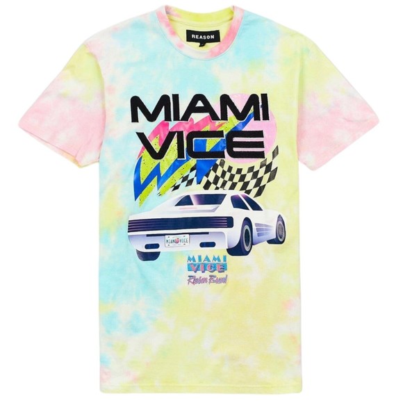 Miami Vice X Reason Limited Edition Tie Dye T-Shirt - Picture 5 of 6